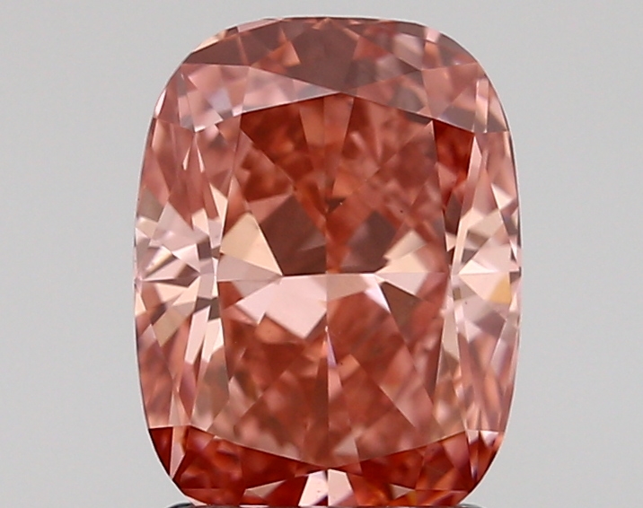 1.73ct FANCY VIVID  PINK VS1 Cushion (IGI)
