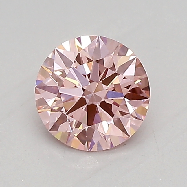 0.65ct FANCY VIVID  PINK VVS2 Round (IGI)
