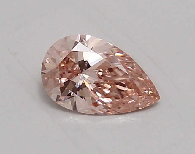 0.74ct FANCY VIVID  PINK VS1 Pear (IGI)