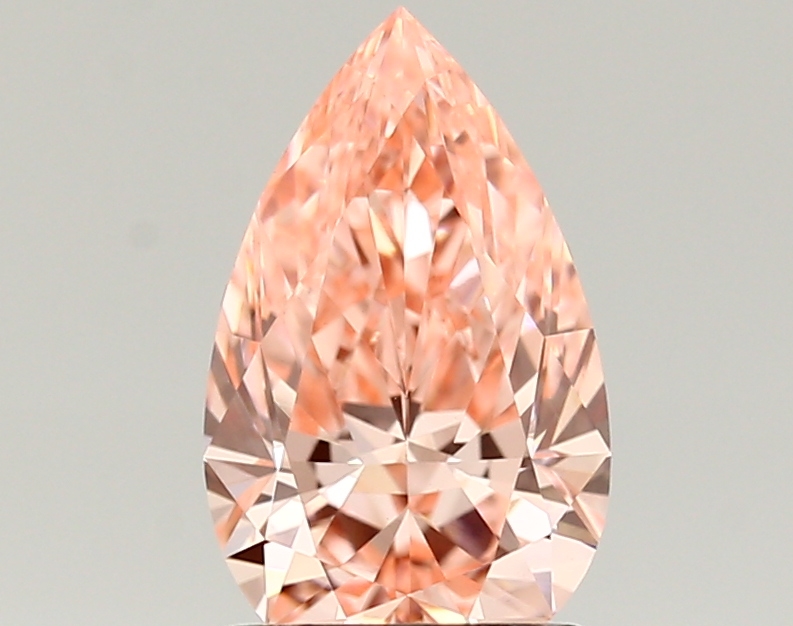 1.27ct FANCY VIVID  PINK VVS2 Pear (IGI)