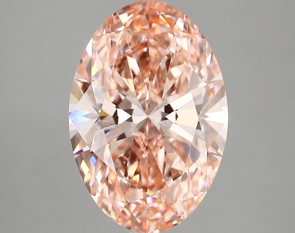 5.02ct FANCY VIVID  PINK VVS2 Oval (IGI)