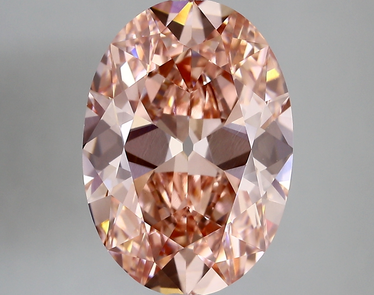 5.36ct FANCY VIVID  PINK VS1 Oval Old Miner (IGI)