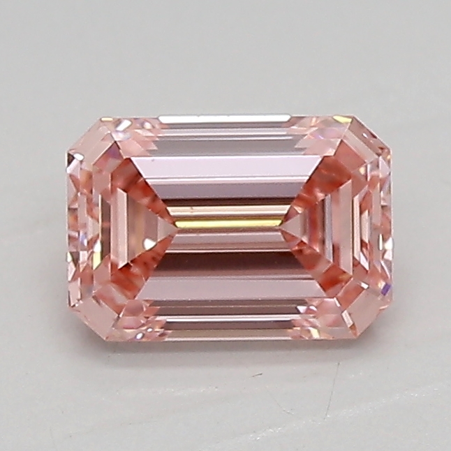 0.84ct FANCY VIVID  PINK VS1 Emerald (IGI)