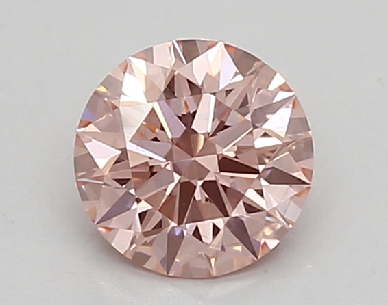 0.65ct FANCY INTENSE  PINK VS1 Round (IGI)