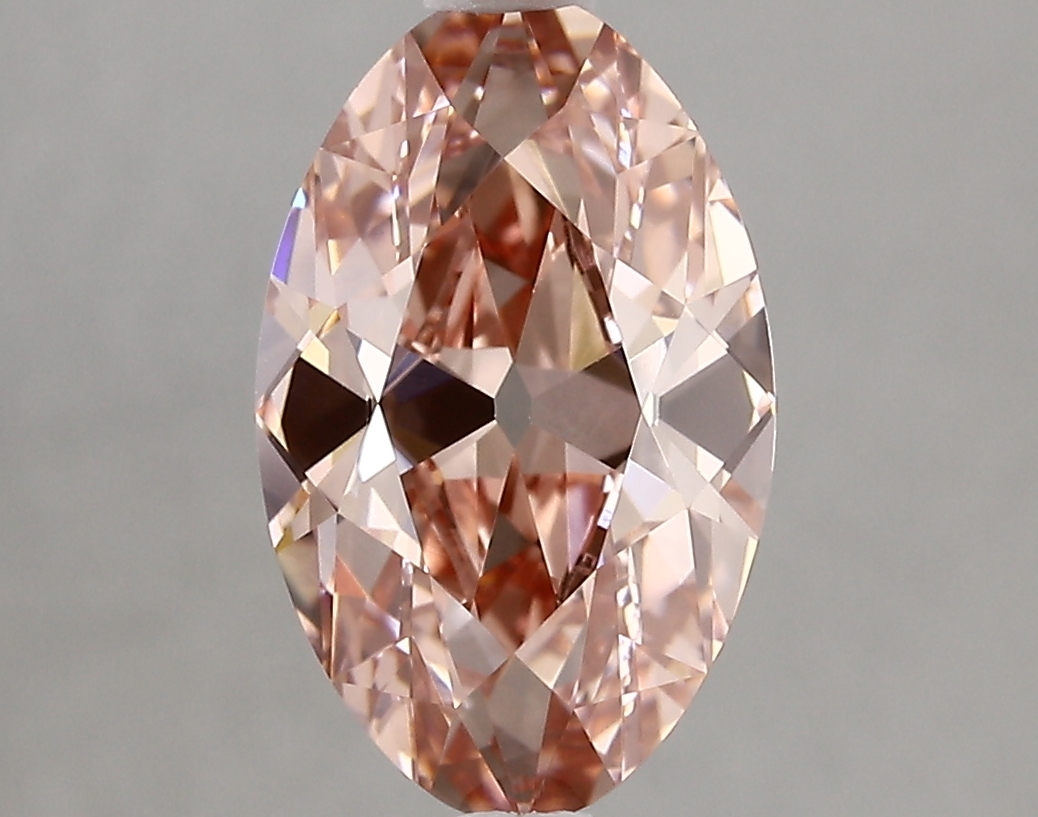 2.54ct FANCY VIVID  PINK VVS2 Oval Old Miner (IGI)