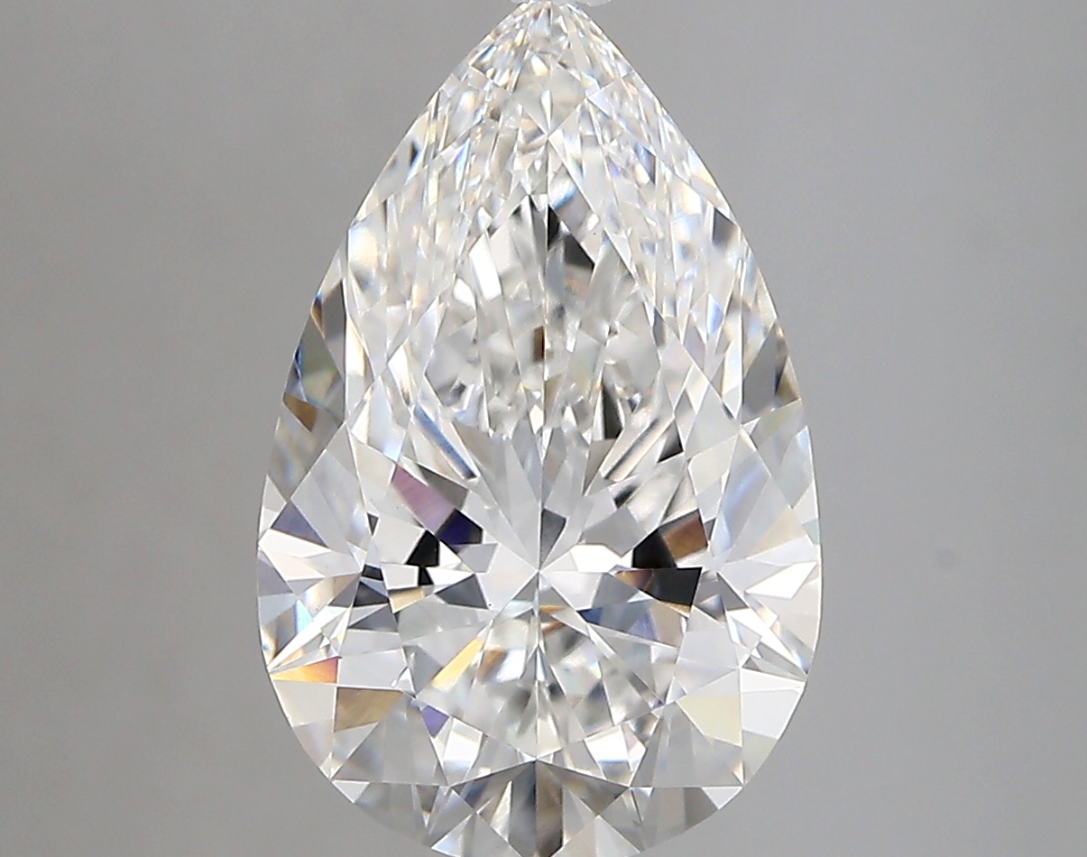 3.83ct F VVS2 Pear (IGI)