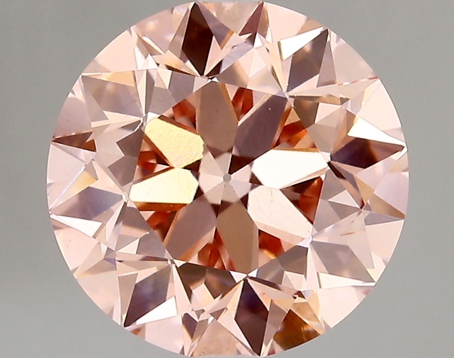 4.48ct FANCY VIVID  PINK VS1 Round (IGI)