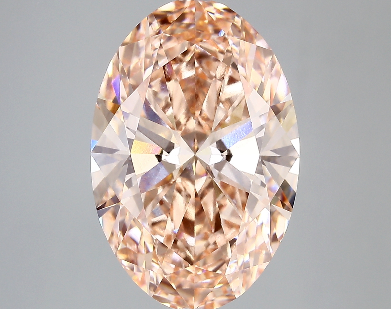 6.30ct FANCY INTENSE  PINK VVS2 Oval (IGI)