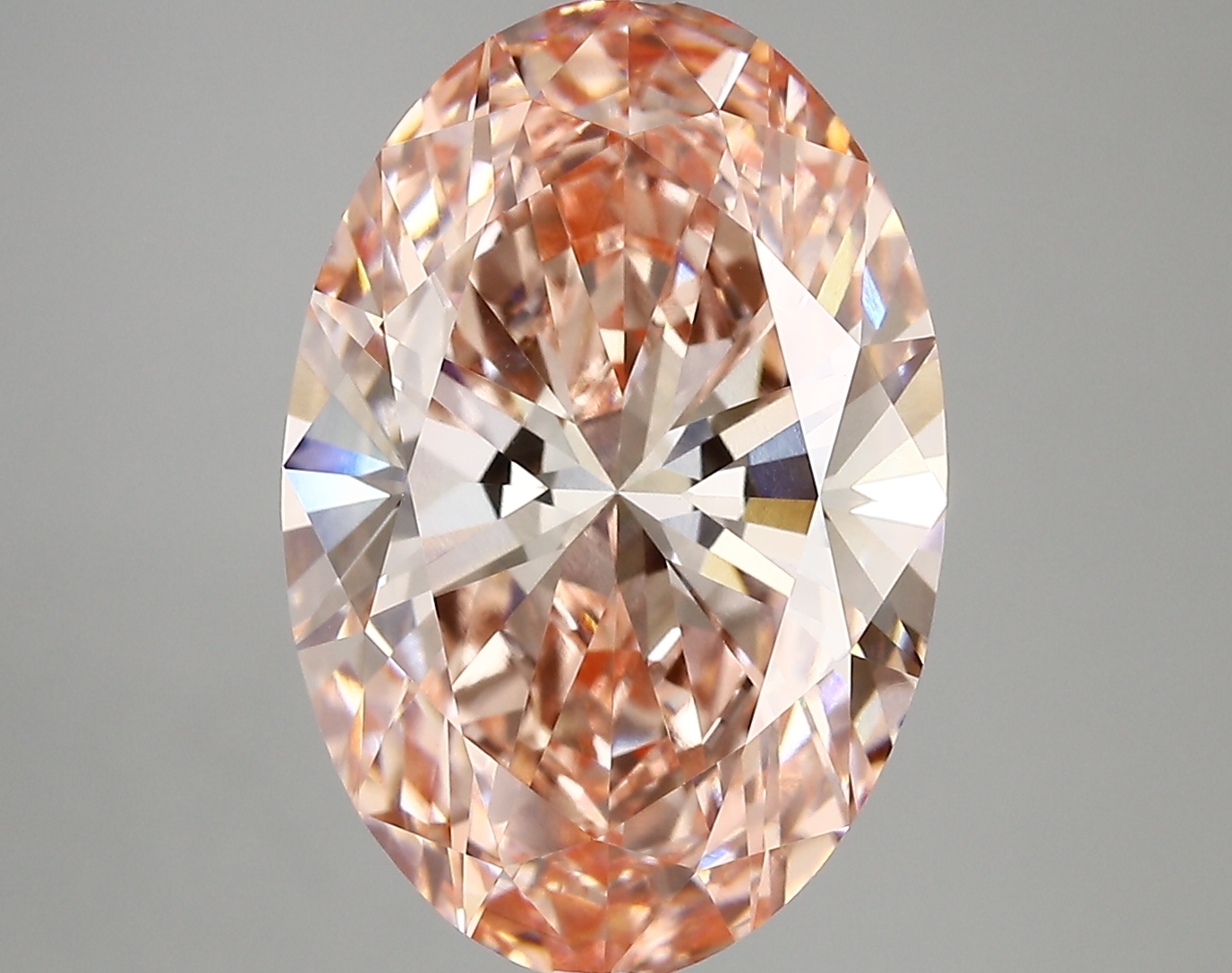 6.69ct FANCY VIVID  PINK VVS2 Oval (IGI)