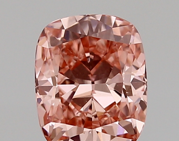 1.04ct FANCY VIVID  PINK VVS2 Cushion (IGI)