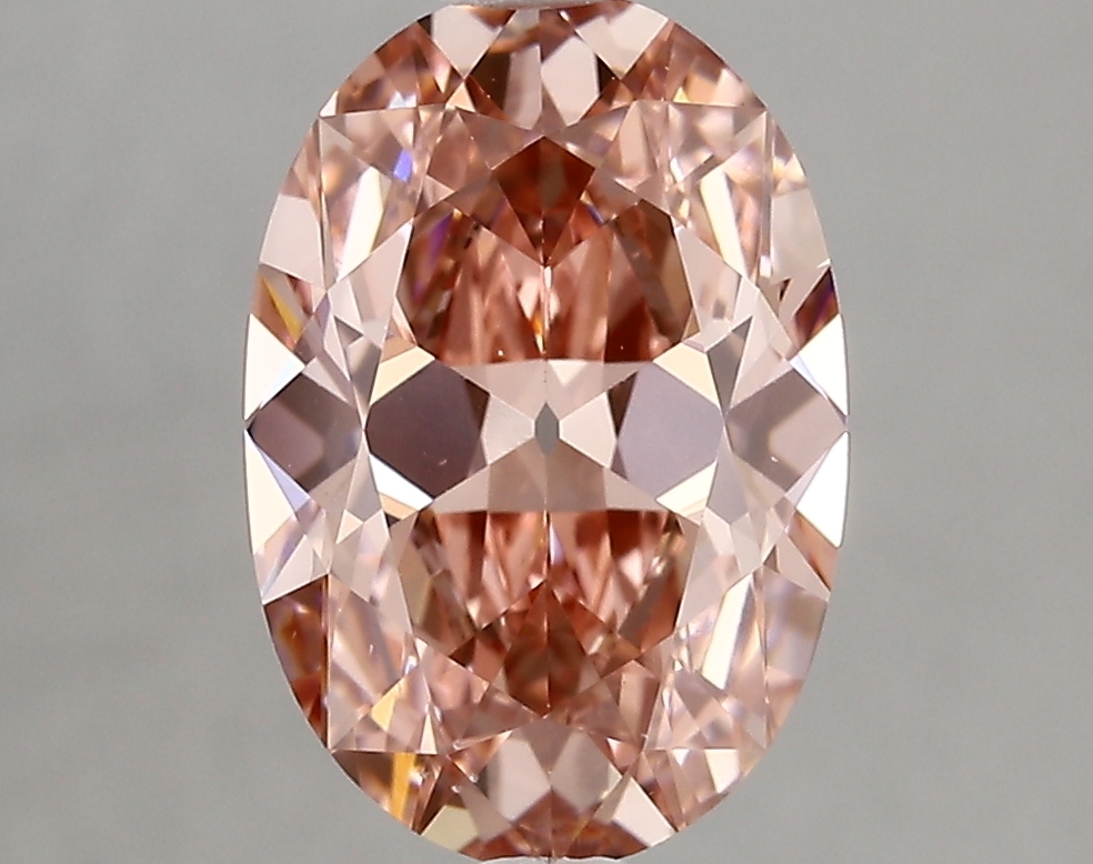 2.83ct FANCY VIVID  PINK VS1 Oval Old Miner (IGI)
