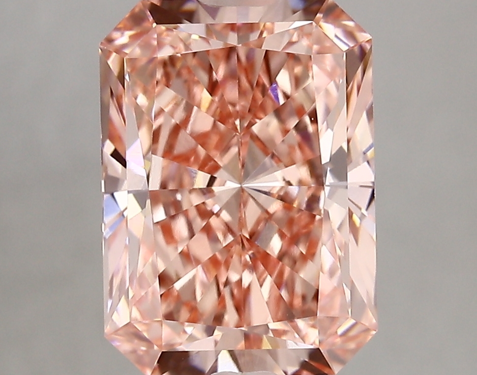 4.00ct FANCY VIVID  PINK VVS2 Radiant (IGI)