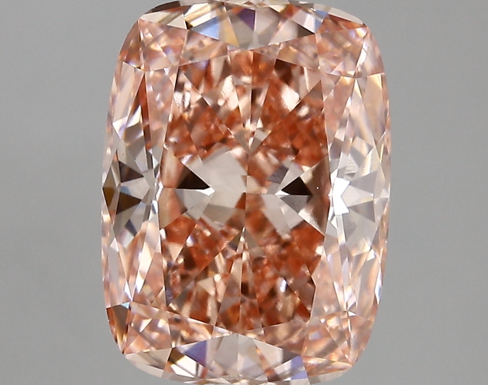 4.03ct FANCY VIVID  PINK VS1 Cushion (IGI)