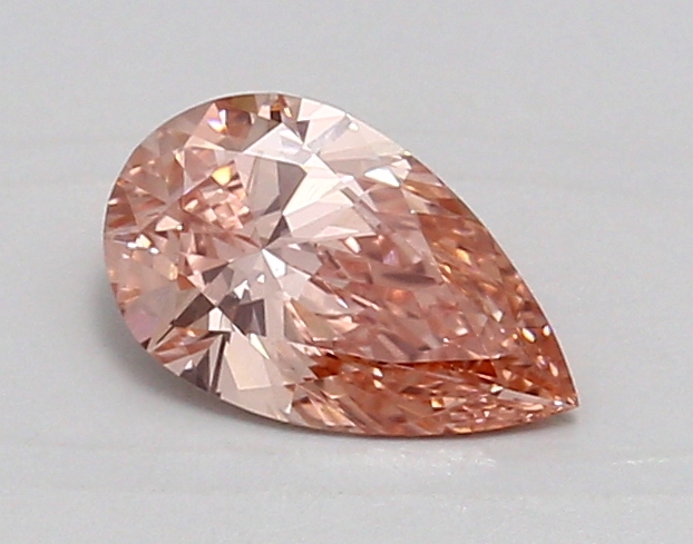 0.93ct FANCY VIVID  PINK VS1 Pear (IGI)