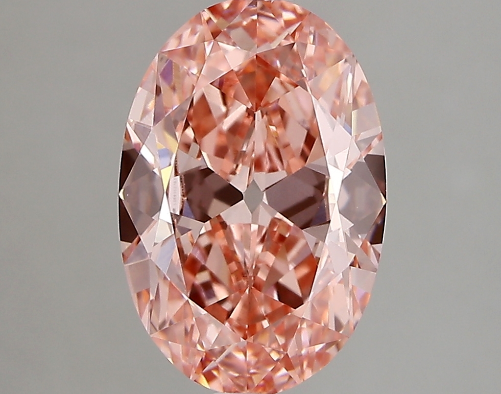 2.75ct FANCY VIVID  PINK VVS2 Oval Old Miner (IGI)
