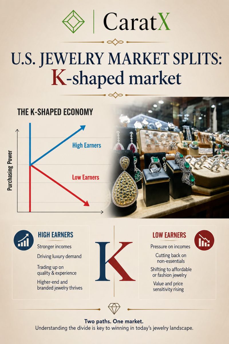 The U.S. Jewelry Market Splits: Understanding the K-Shaped Market and What It Means for the Industry