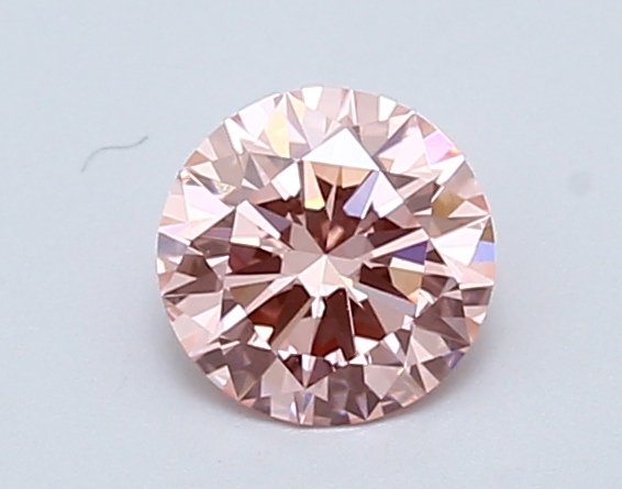 0.85ct FANCY VIVID  PINK VVS2 Round (IGI)