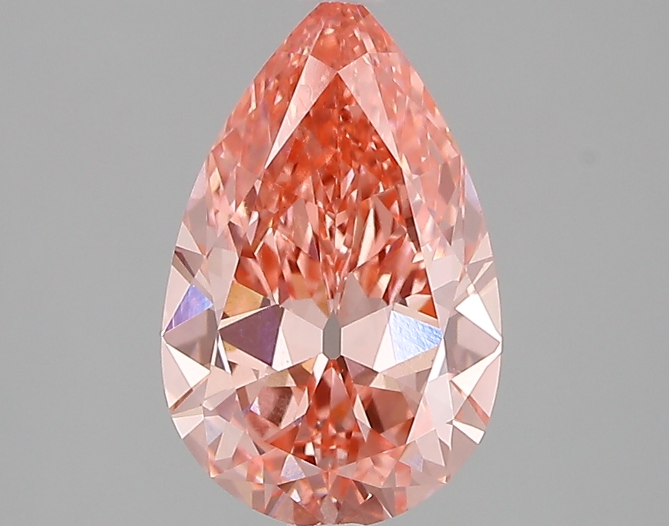 1.95ct FANCY VIVID  PINK VS1 Pear (IGI)