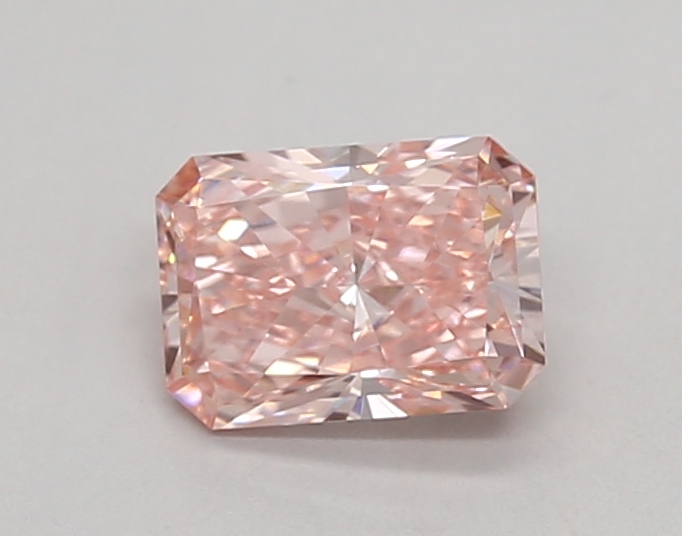 0.69ct FANCY VIVID  PINK VVS1 Radiant (IGI)