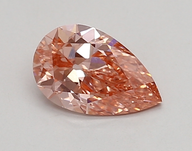 0.52ct FANCY VIVID  PINK VS1 Pear (IGI)
