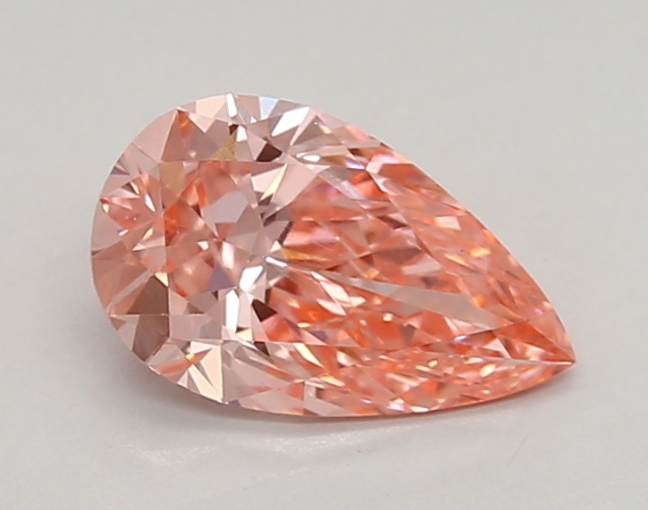0.92ct FANCY VIVID  PINK VS1 Pear (IGI)