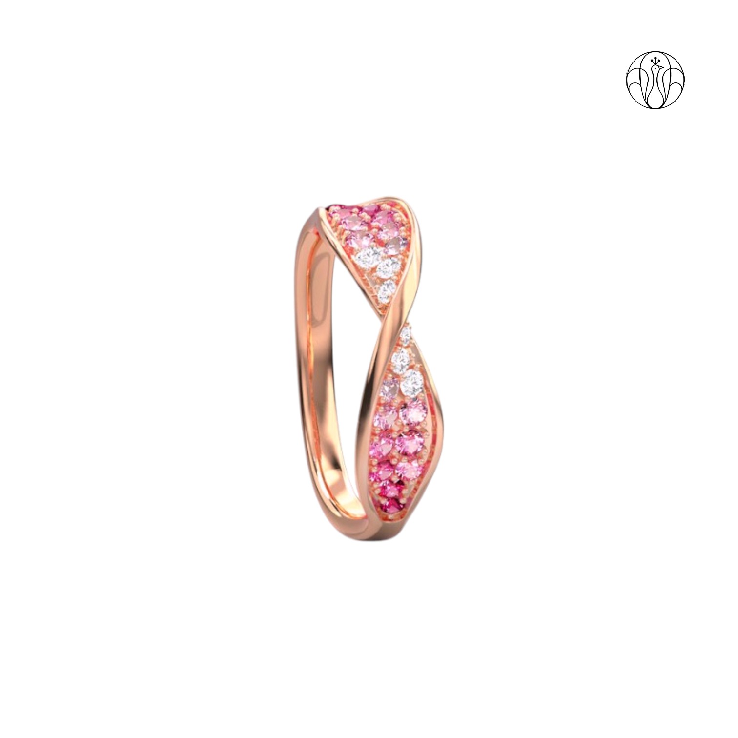 Roselina RIng (CI. Zaveri)- 0.30 CTW 24 PCS VS1 Lab Grown Round Diamond  Ring