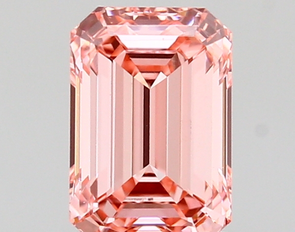 1.12ct FANCY VIVID  PINK VVS2 Emerald (IGI)