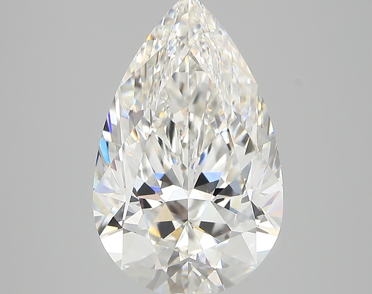 4.13ct F VVS2 Pear (IGI)