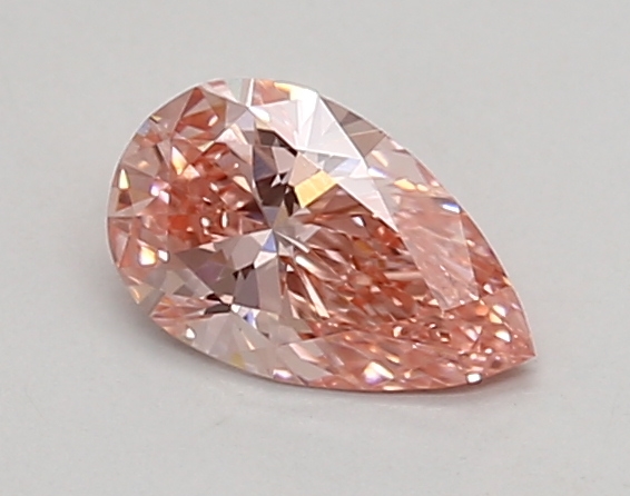 0.40ct FANCY VIVID  PINK VVS2 Pear (IGI)
