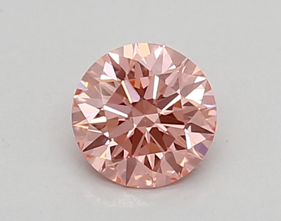 0.39ct FANCY VIVID  PINK VVS2 Round (IGI)