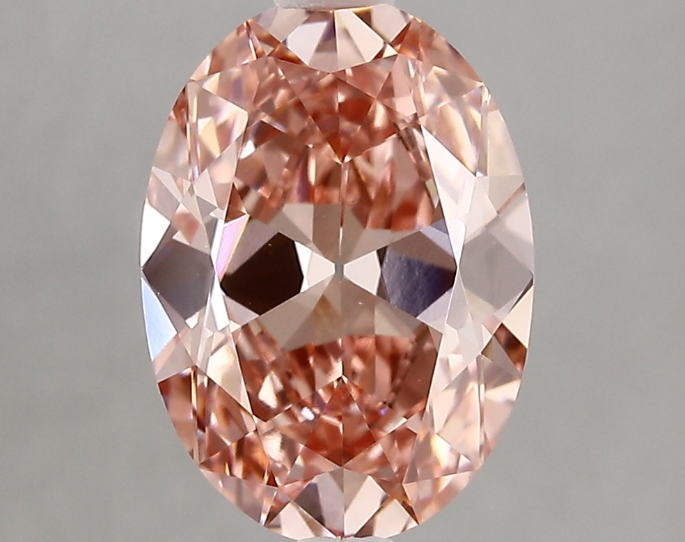 2.83ct FANCY VIVID  PINK VVS2 Oval Old Miner (IGI)