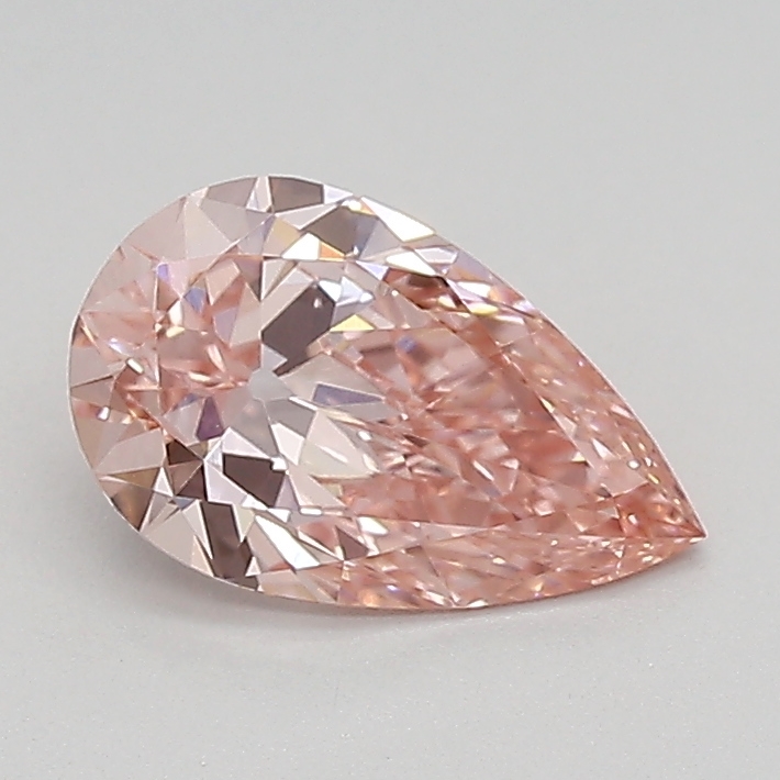 0.80ct FANCY VIVID  PINK VVS2 Pear (IGI)