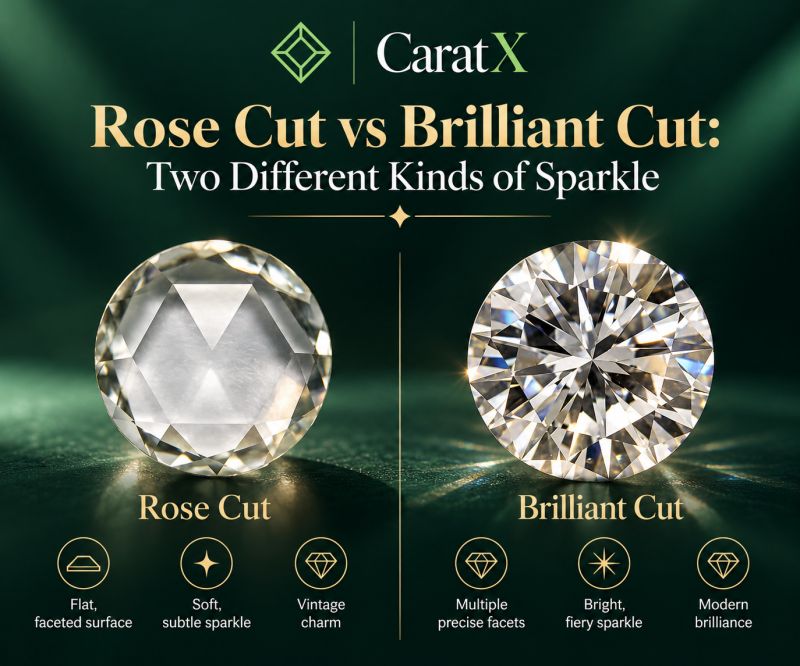 Rose Cut vs. Brilliant Cut Diamonds: Two Different Kinds of Sparkle