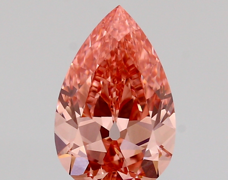 1.51ct FANCY VIVID  PINK VVS2 Pear (IGI)