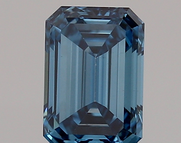 1.05ct FANCY VIVID  BLUE VS1 Emerald (IGI)