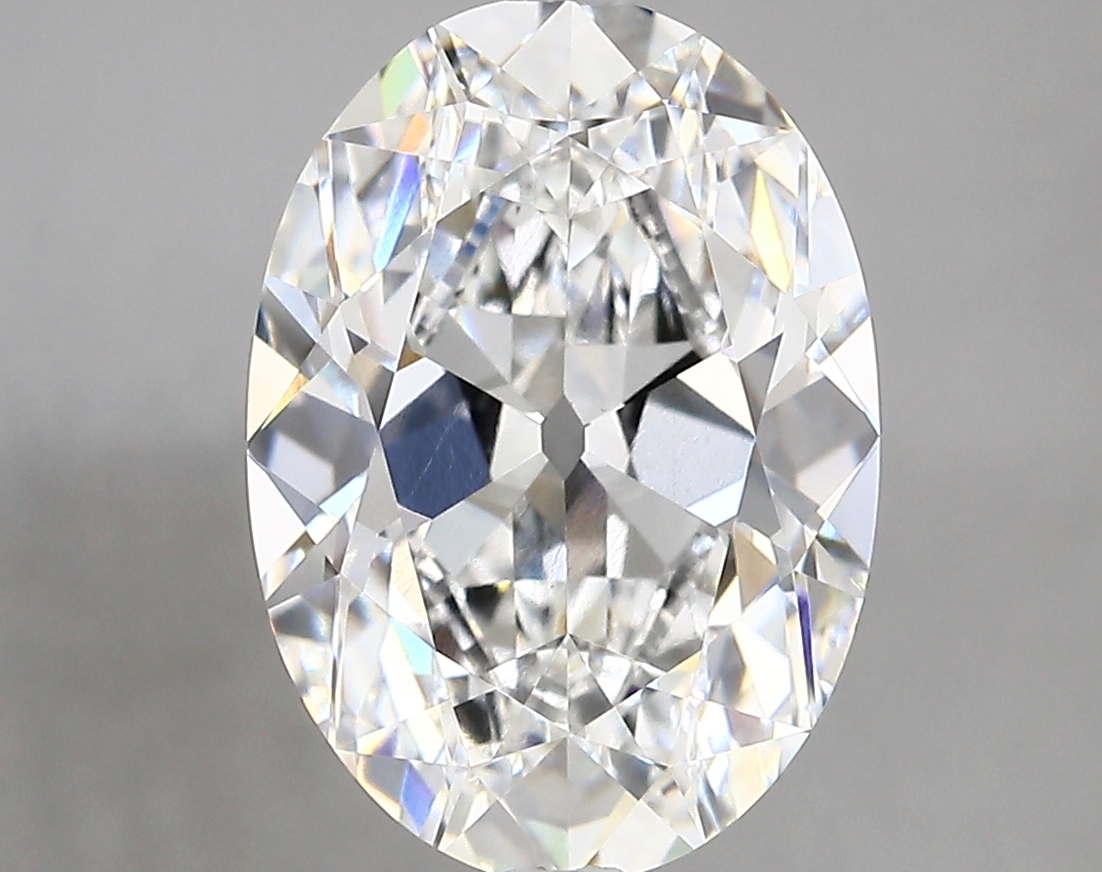 4.17ct E VVS2 Oval Old Miner (IGI)