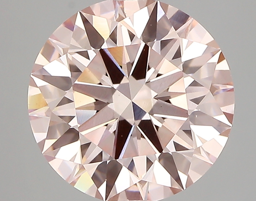 4.08ct FANCY INTENSE  PINK VVS2 Round (IGI)