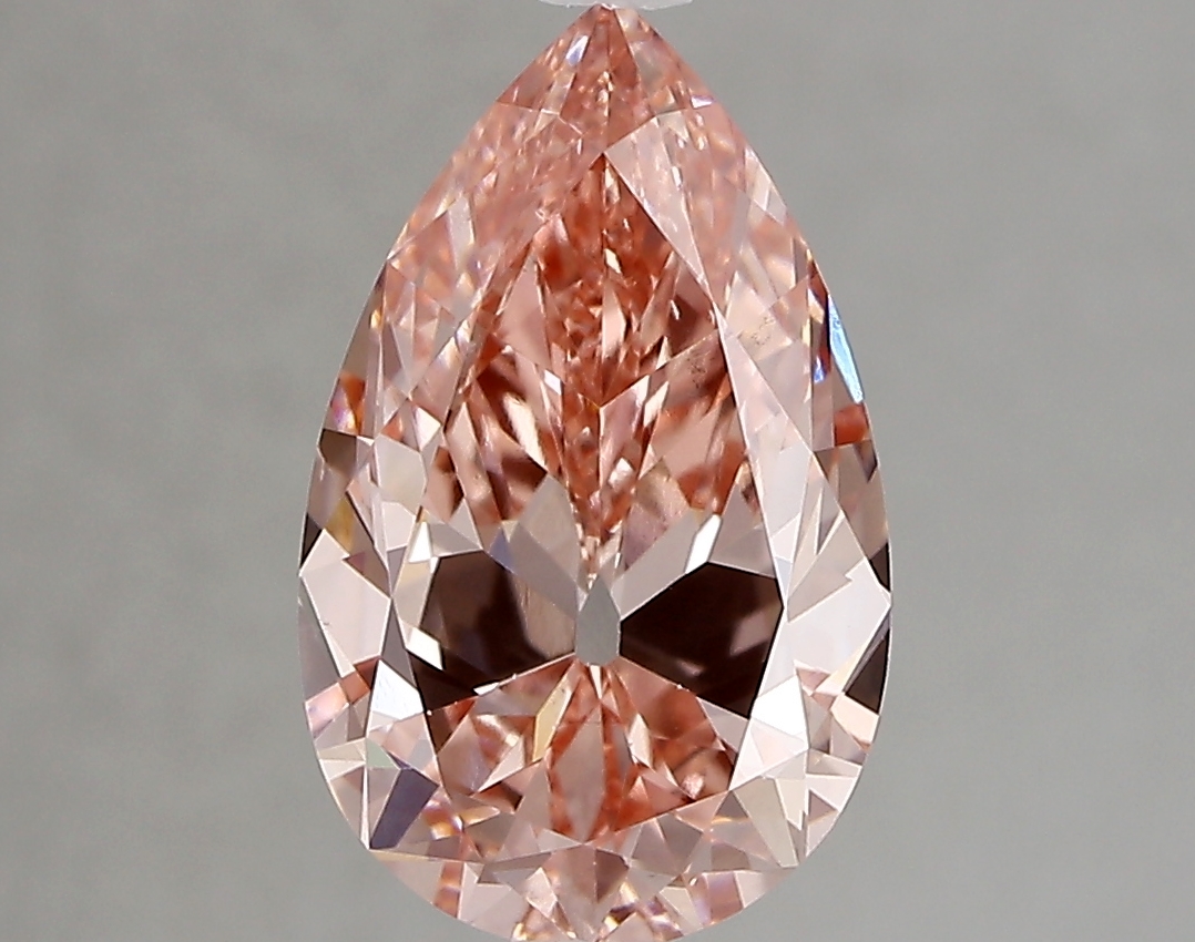2.92ct FANCY VIVID  PINK VS2 Pear (IGI)