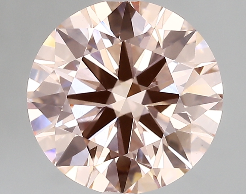 2.97ct FANCY VIVID  PINK VVS2 Round (IGI)