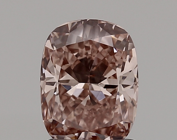 1.32ct FANCY VIVID  PINK VS2 Cushion (IGI)