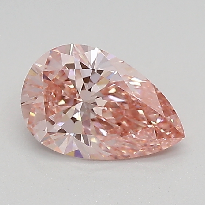0.73ct FANCY VIVID  PINK VS1 Pear (IGI)