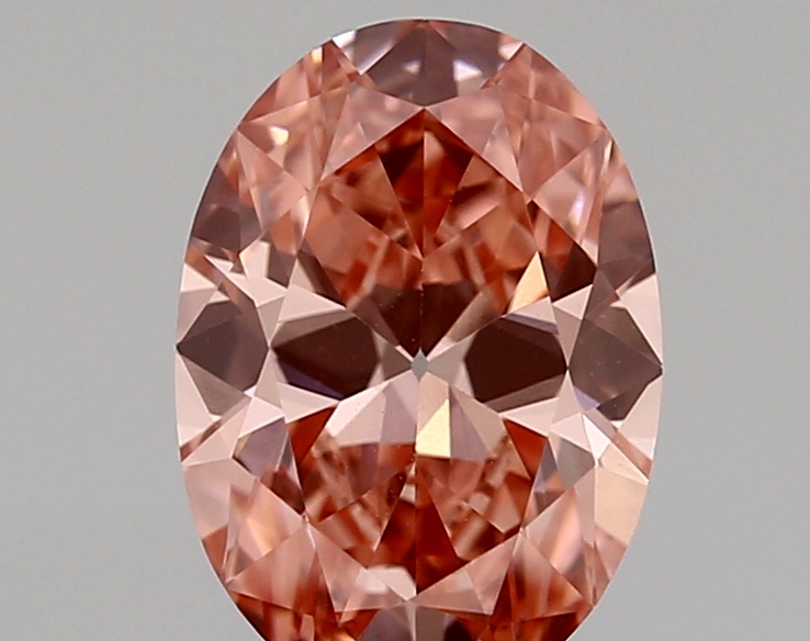 1.61ct FANCY VIVID  PINK VVS2 Oval Old Miner (IGI)