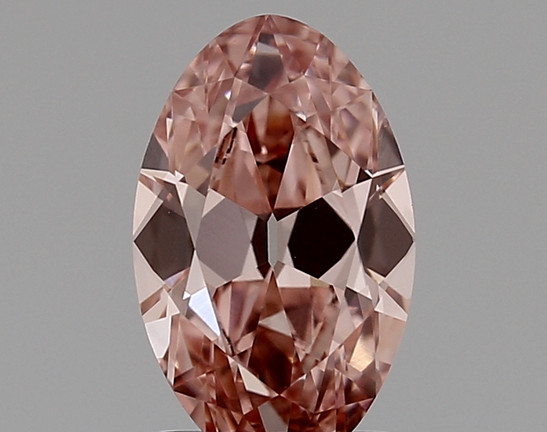1.50ct FANCY VIVID  PINK VS1 Oval Old Miner (IGI)