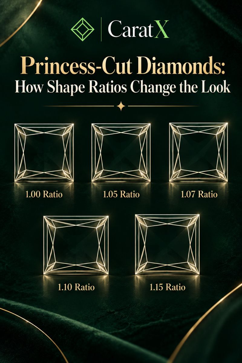 Princess-Cut Diamonds: How Shape Ratios Change the Look — A Complete Buyer's and Seller's Guide