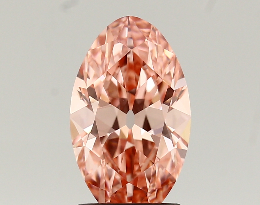 1.59ct FANCY VIVID  PINK VVS2 Moval (IGI)