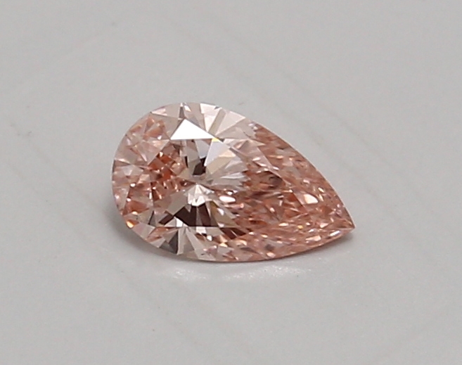 0.44ct FANCY VIVID  PINK VS2 Pear (IGI)