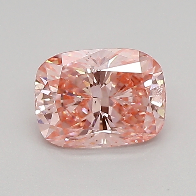0.63ct FANCY VIVID  PINK SI1 Cushion (IGI)