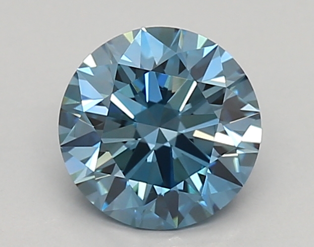 0.93ct FANCY VIVID  BLUE VS2 Round (IGI)