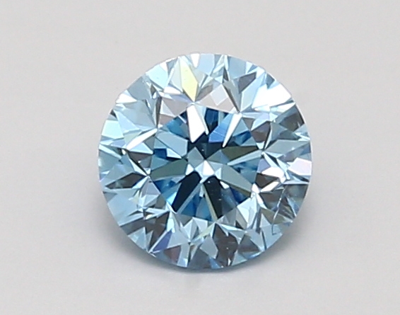 0.96ct FANCY VIVID  BLUE SI1 Round (IGI)