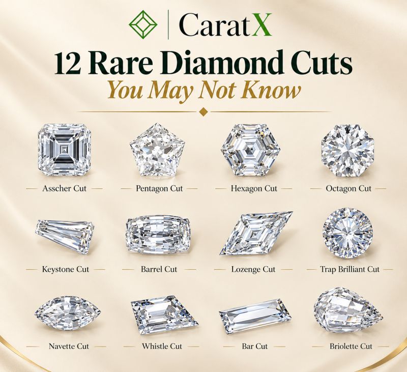 12 Rare Diamond Cuts You May Not Know: A Complete Guide to the World's Most Unusual Diamond Shapes